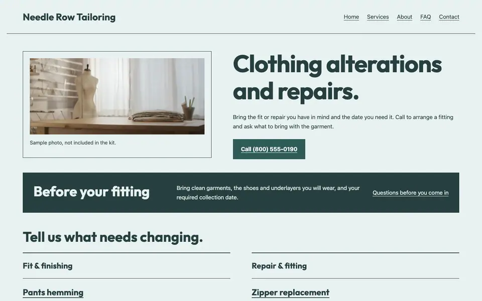 Look 2, Neighborhood workroom window: sample home page on a computer